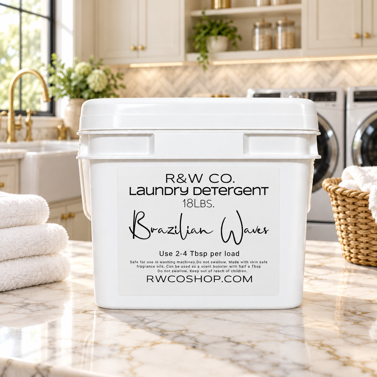 18Lb. Powder Laundry Detergent Bucket