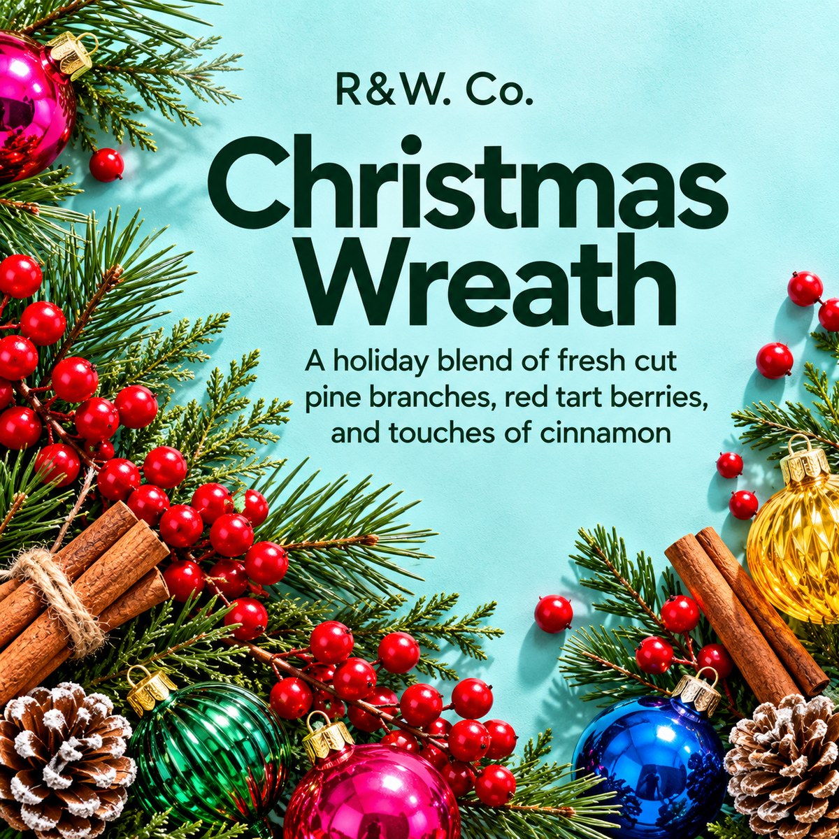 Christmas Wreath Mop Soap