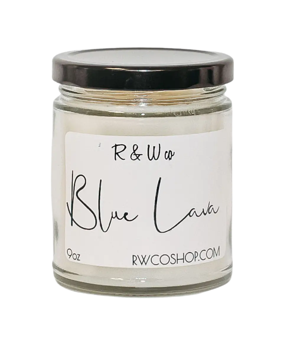 Blue Lava Candle