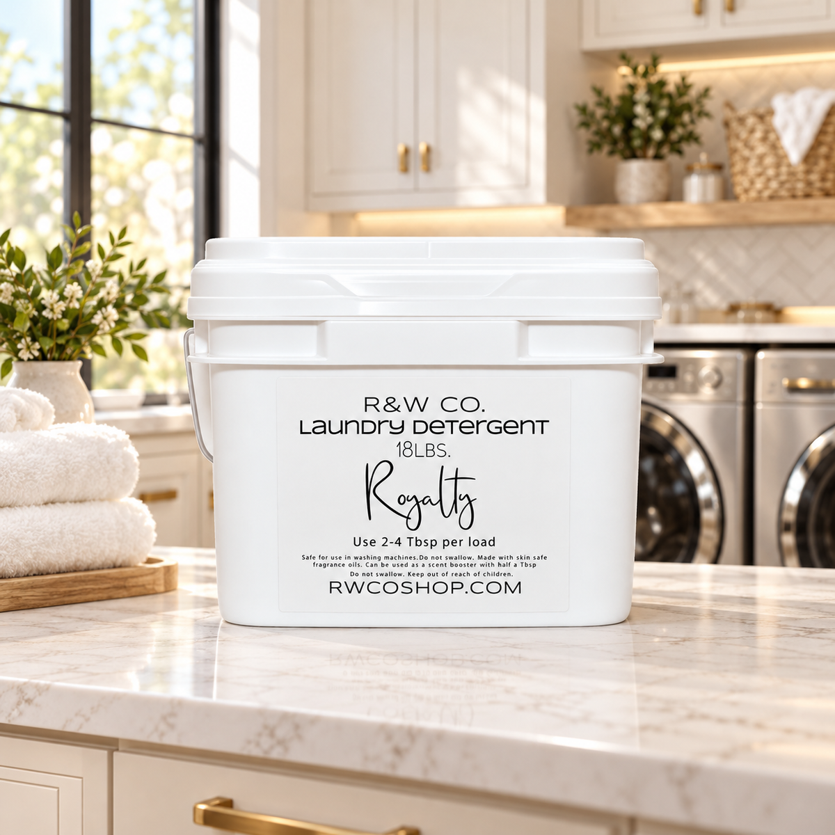 18Lb. Powder Laundry Detergent Bucket