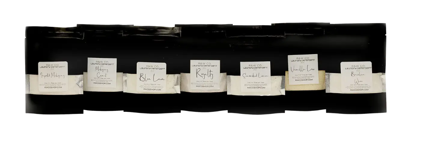 7 scent, Detergent Sample Pack