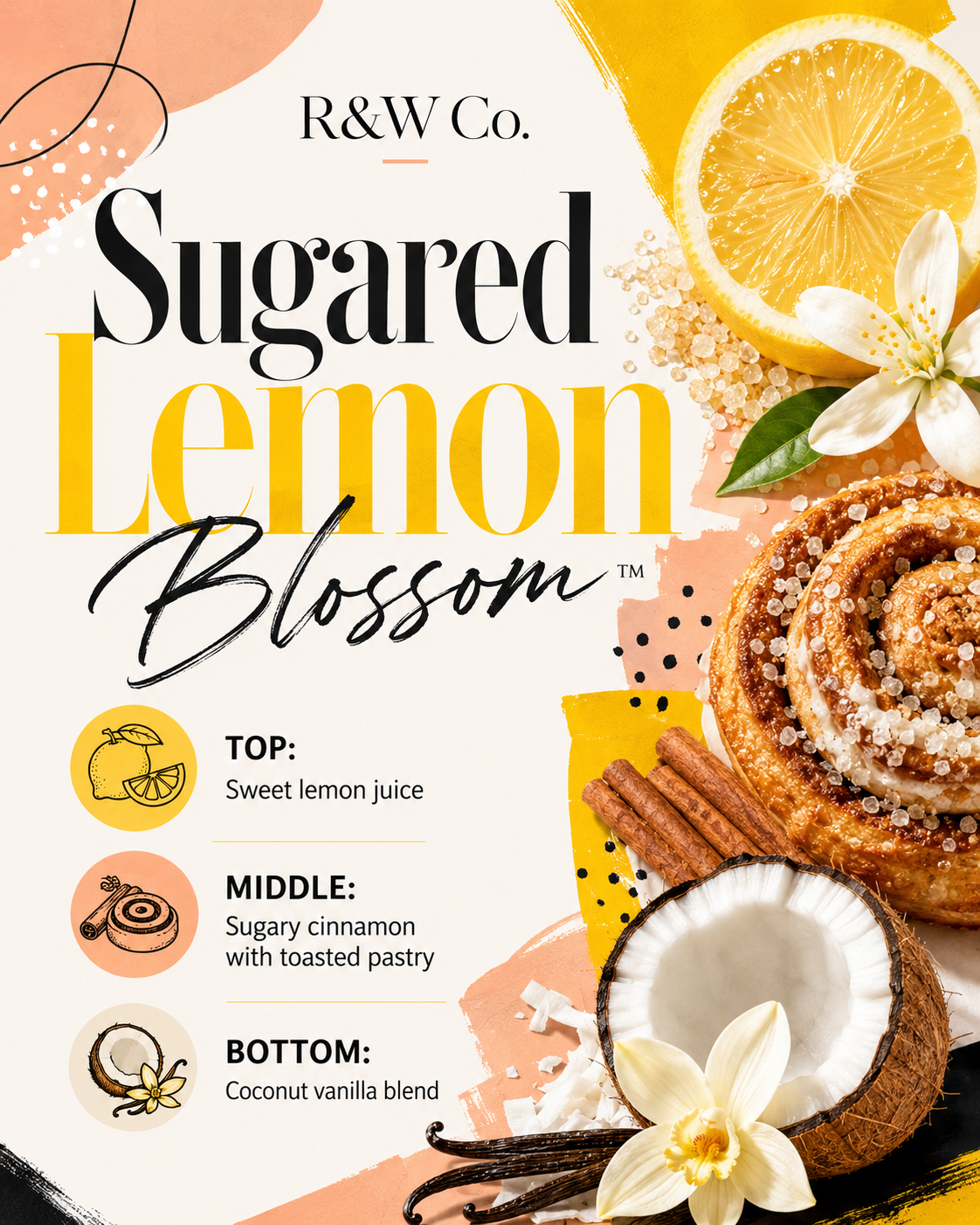 Sugared Lemon Blossom Mop Soap